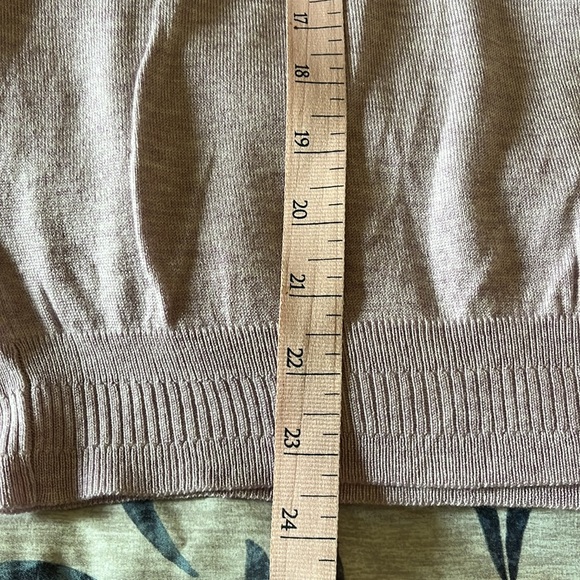 Jcrew silk blend short-sleeve sweater, lavender size XL - Picture 5 of 8